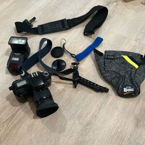 Canon EOS Rebel Film Camera Set - vintage 1990s 2000s